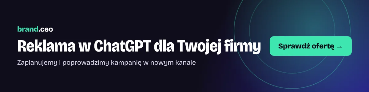 reklama w chatgpt